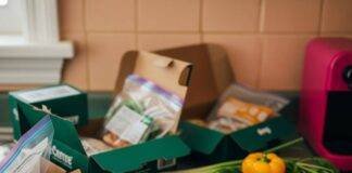Top Meal Kit Delivery Services of 2025 Ranked by Real Users Chaotic Kitchen Counter: Unpacked Meal Kits, Spatula, and a Yellow Sock