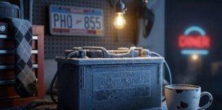 Best Car Battery Brands in 2025 Ranked for Reliability Frosty Car Battery in an Ohio Garage