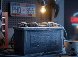 Best Car Battery Brands in 2025 Ranked for Reliability Frosty Car Battery in an Ohio Garage