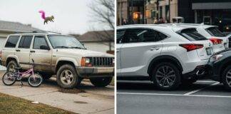 SUV vs Crossover: What’s the Real Difference Muddy SUV, Clumsy Parking, Coffee Spill - A Wry Take on Life's Messy Moments