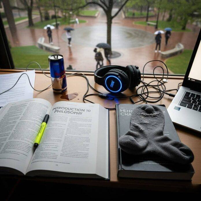 Messy Dorm Study Desk Photo Messy Dorm Study Desk Photo