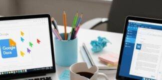 Google Workspace vs Microsoft 365: Which Office Suite Wins in 2025? Chaotic Desk Vibe: High-Res Stock Photo of a Seattle Workspace