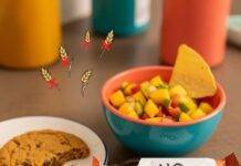 Top Gluten-Free Snacks That Actually Taste Amazing Gluten-Free Snack Counter with Mango Salsa & "No Wheat" Bar
