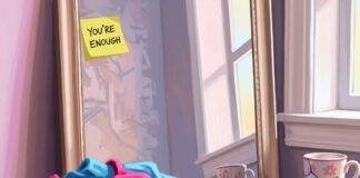 Best Plus-Size Clothing Brands That Celebrate All Bodies A Digital Painting Celebrating Plus-Size Fashion and Body Positivity in a Queens Apartment