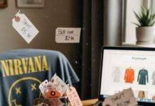 Best Online Thrift Stores for Scoring Hidden Gems Seattle Thrifting Vibes: Poshmark Desk Aesthetic with Nirvana Tee