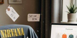 Best Online Thrift Stores for Scoring Hidden Gems Seattle Thrifting Vibes: Poshmark Desk Aesthetic with Nirvana Tee