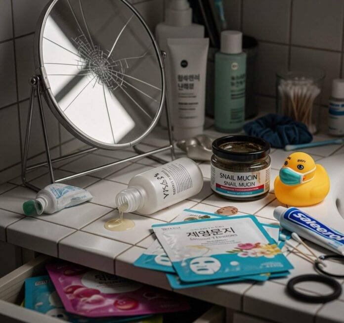 My Skincare Chaos: A Sassy Rubber Duck's Bathroom Adventure