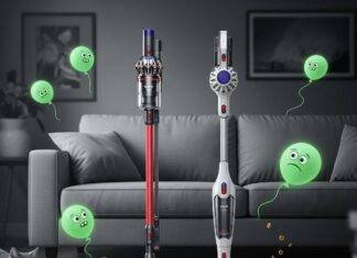 Dyson V15 vs Shark Vertex: Which Vacuum Cleaner Reigns Supreme? Dyson V15 vs. Shark Vertex: A Messy Living Room Showdown