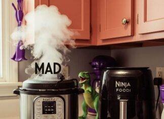 Instant Pot vs Ninja Foodi: Which Multi-Cooker Should You Get? Chaos Kitchen Counter: Instant Pot vs. Ninja Foodi