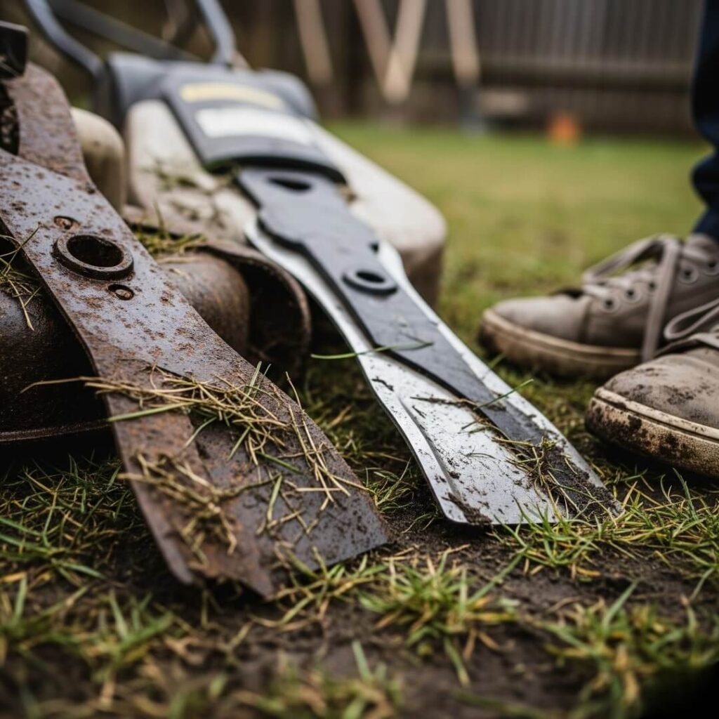 Old vs. New: A Mower Blade Comparison - Muddy Sneakers & Lawn Care Realities