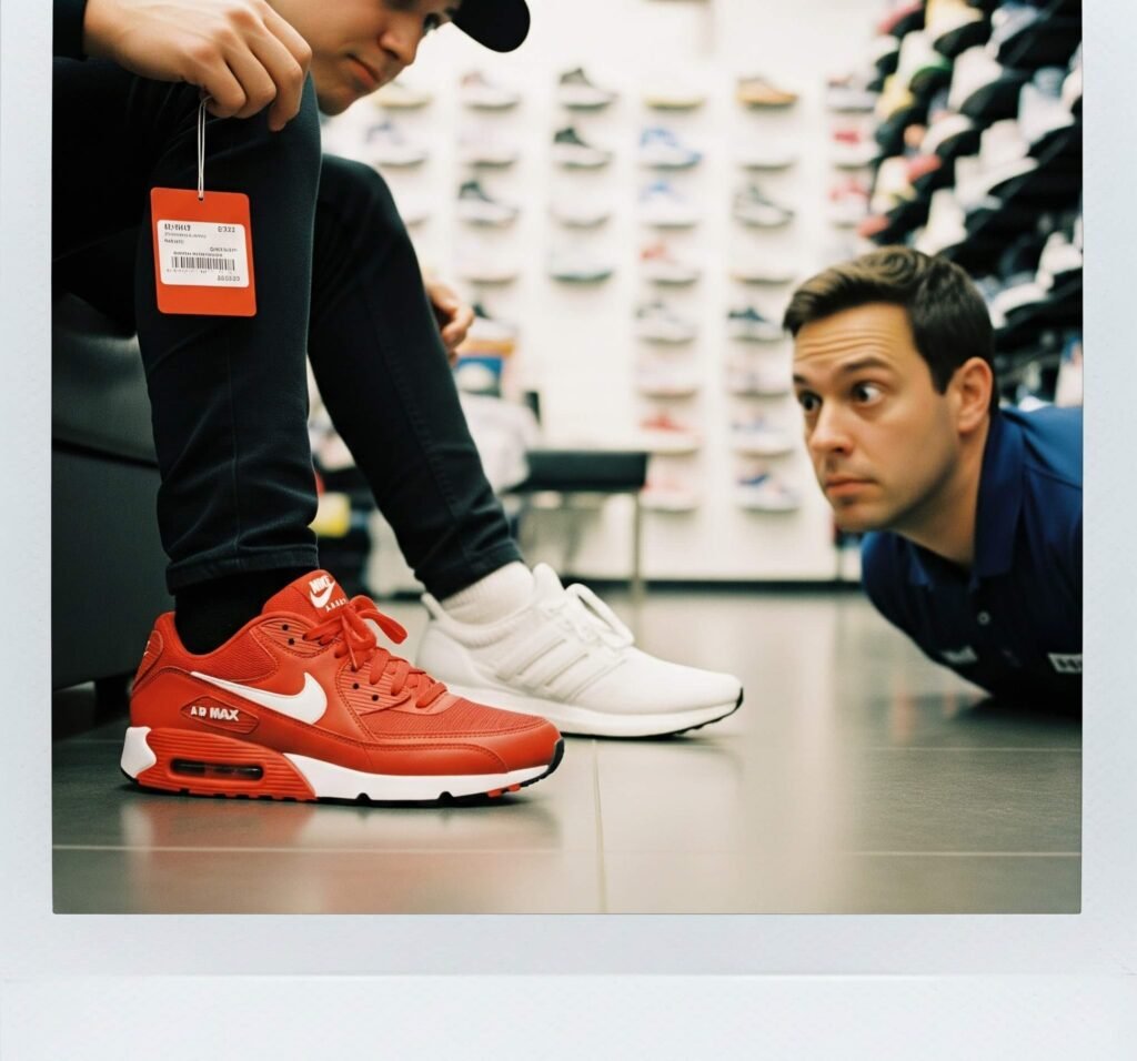 Shoe Shopping Struggle: Nike Air Max vs. Adidas Ultraboost