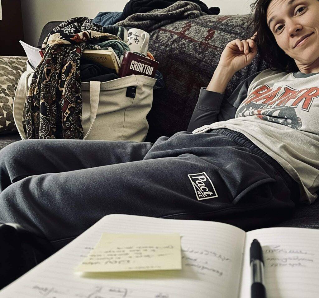 Pact Sweatpants & Thrifting: My Cozy & Eco-Friendly Lifestyle