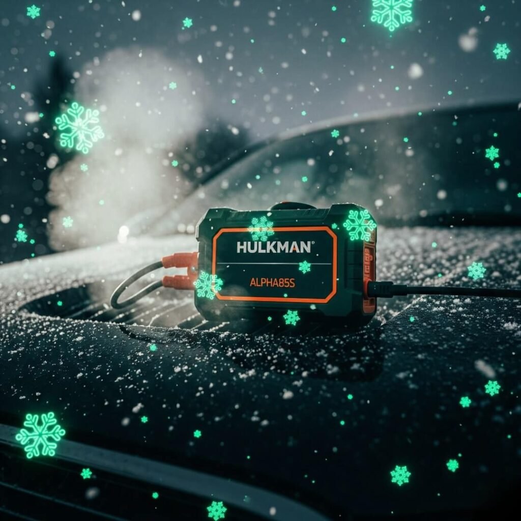 HULKMAN Alpha85S Conquers Michigan Snow: A Winter Jump Starter Story
