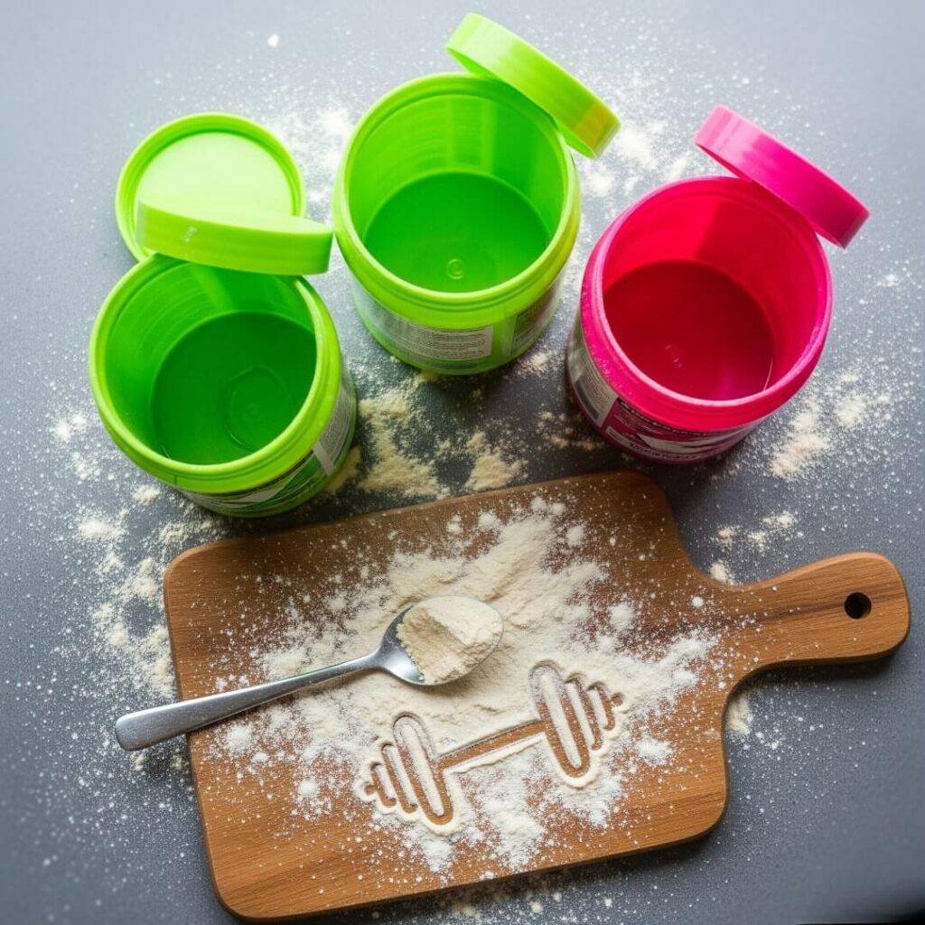 Messy Kitchen Counter: My Protein Powder Disaster Zone