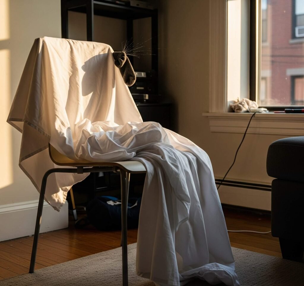 Boston Apartment Life: The Cozy Chaos of Cotton Sheets