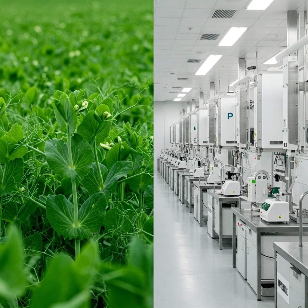 Beyond Meat Pea Field vs. Impossible Heme Lab