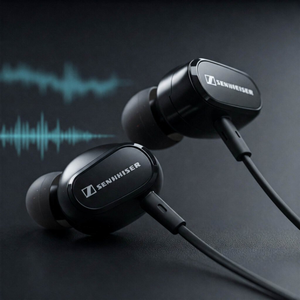 Sennheiser Earbuds - Sound Waves