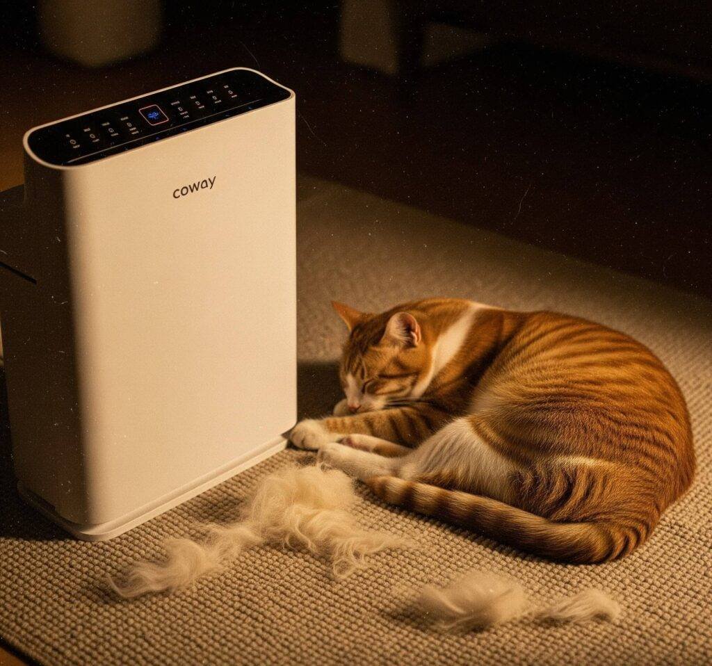 Muffin vs. The Coway ProX: A Purifier's Victory Over Cat Fur Chaos