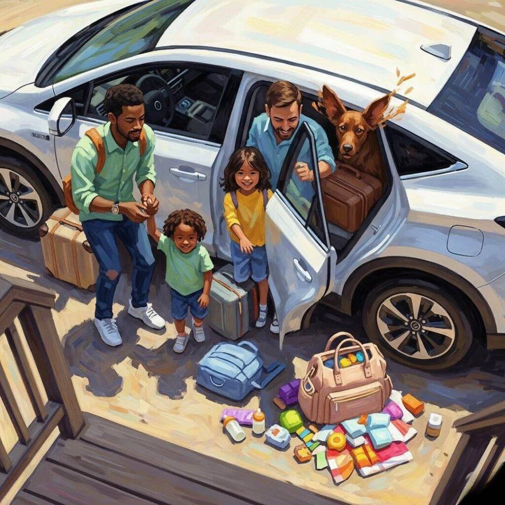 The Organized Chaos of a Family Trip: A Hybrid SUV Adventure
