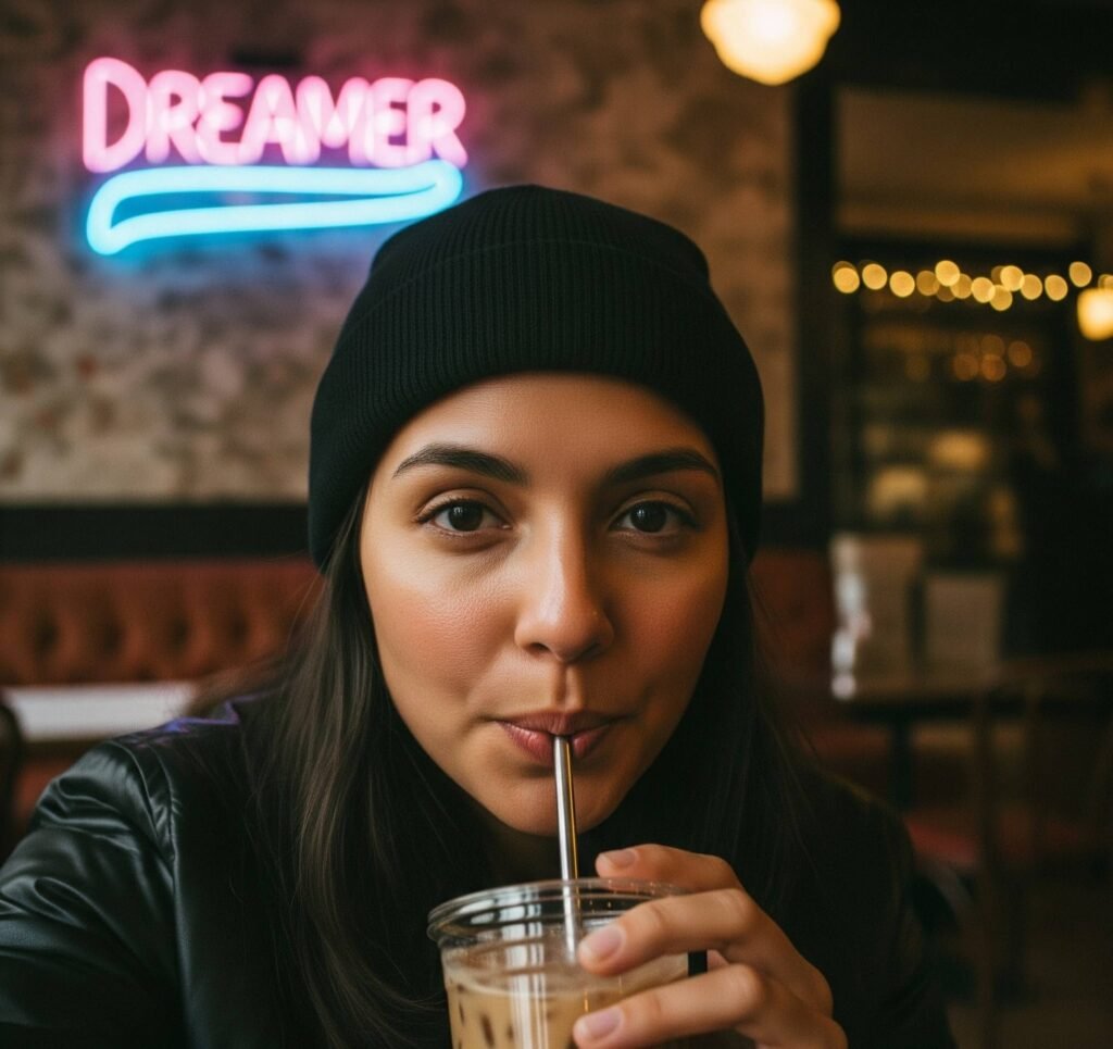 Colostrum Skincare for Glowing Skin, Even in a Brooklyn Café