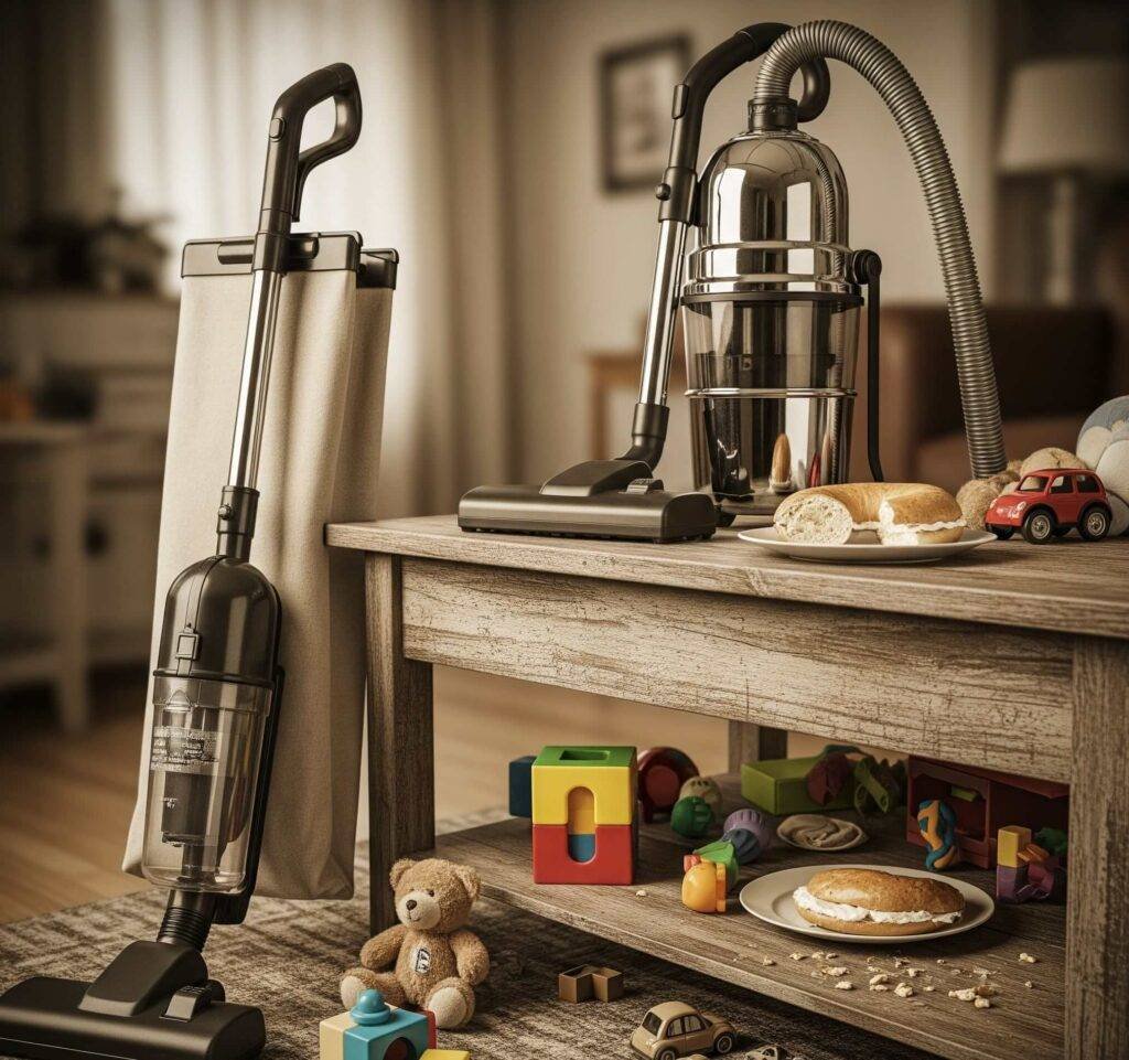 Vintage Vacuums vs. Coffee Table Chaos
