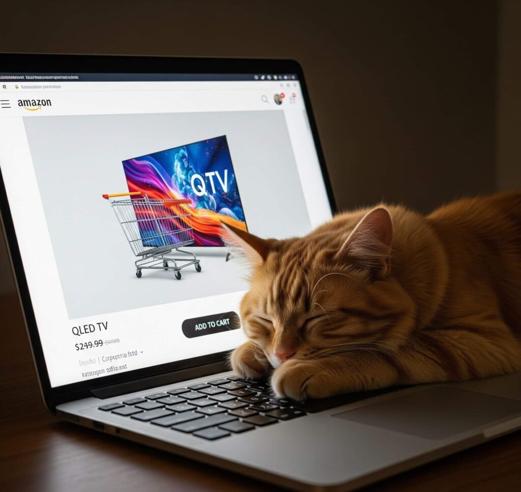 Buying a QLED at 4 a.m.: A Cat's Judgment